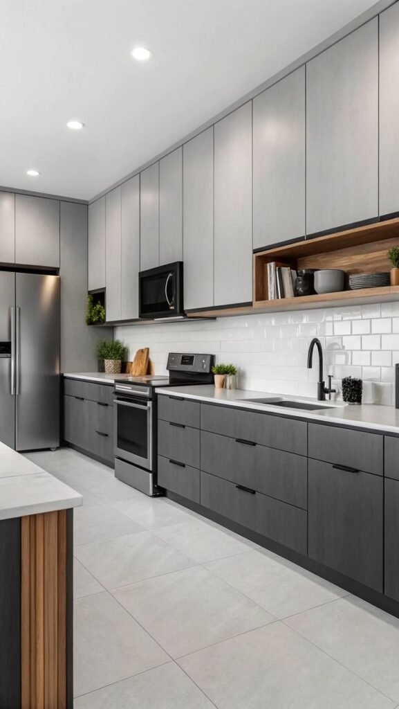 Home kitchen cabnits aluminium